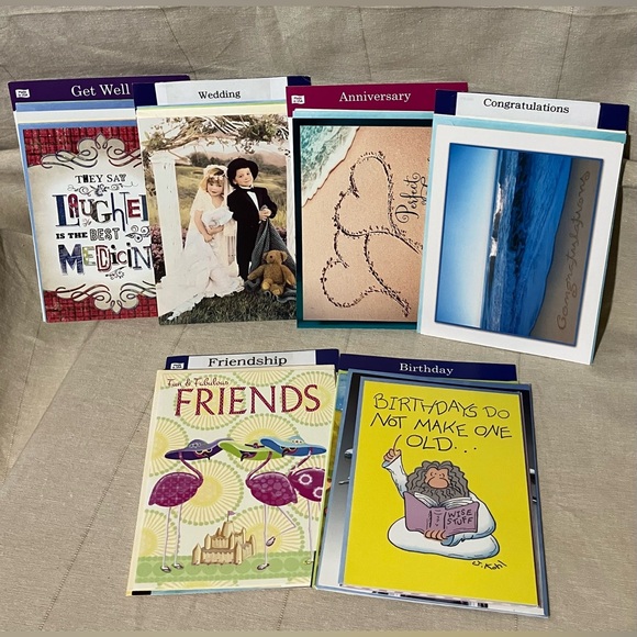 Leanin' Tree Greeting Cards 20 All Occasion Assorted Variety W/ Dividers NOS - Picture 6 of 8